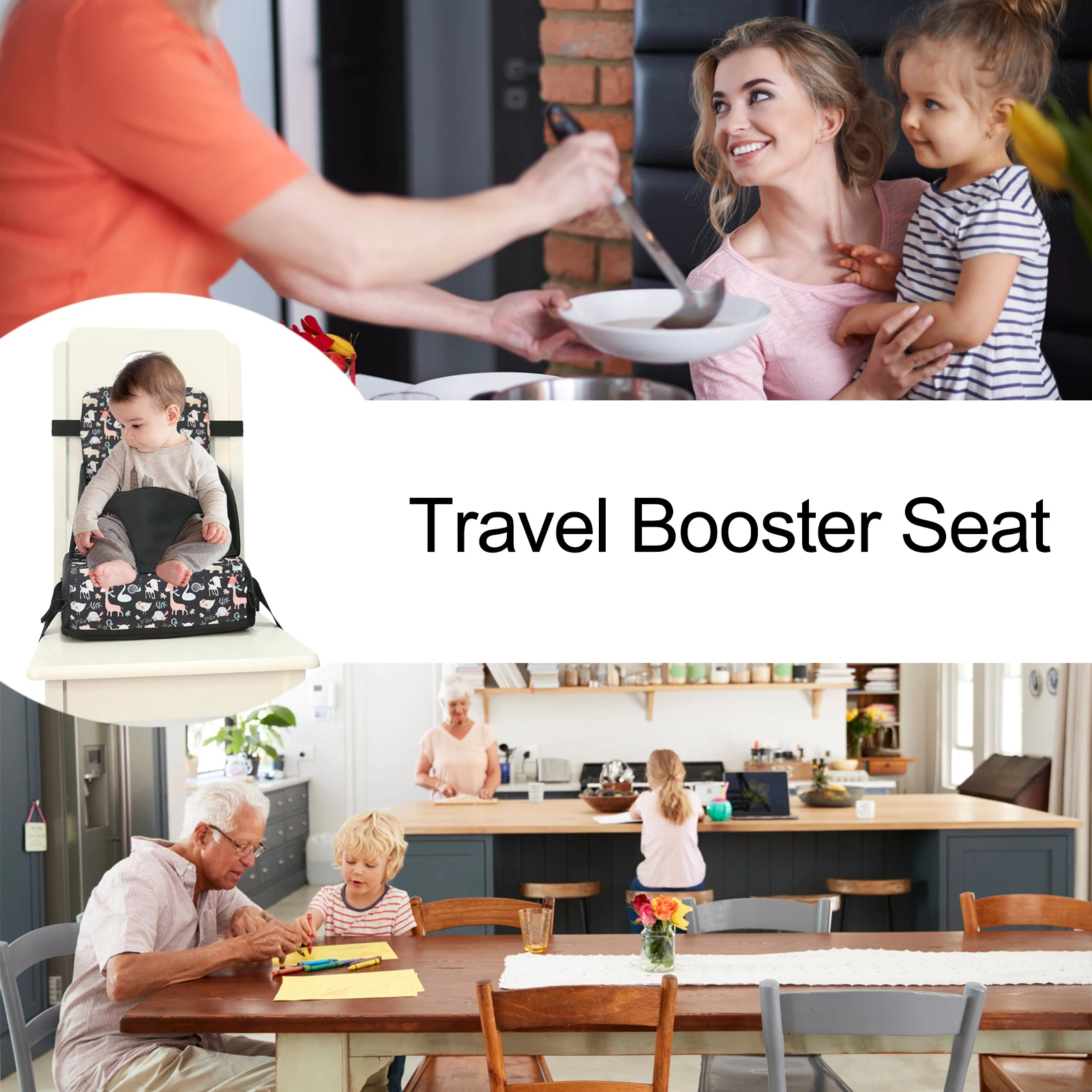 Booster Seat Cushion Chair Cushions For Toddlers Babies Booster Seat For Dining Table Portable Booster Seat Dining Table Kids