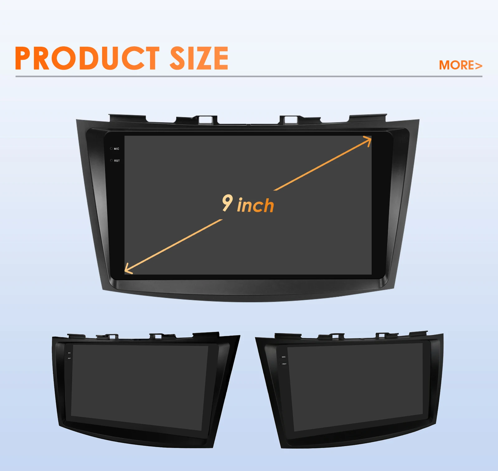 Hizpo Car Radio Multimedia Player For Suzuki Swift 4 2011 2012 2013 2014 2015 Octa Core Android Auto GPS Navigation Stereo DSP