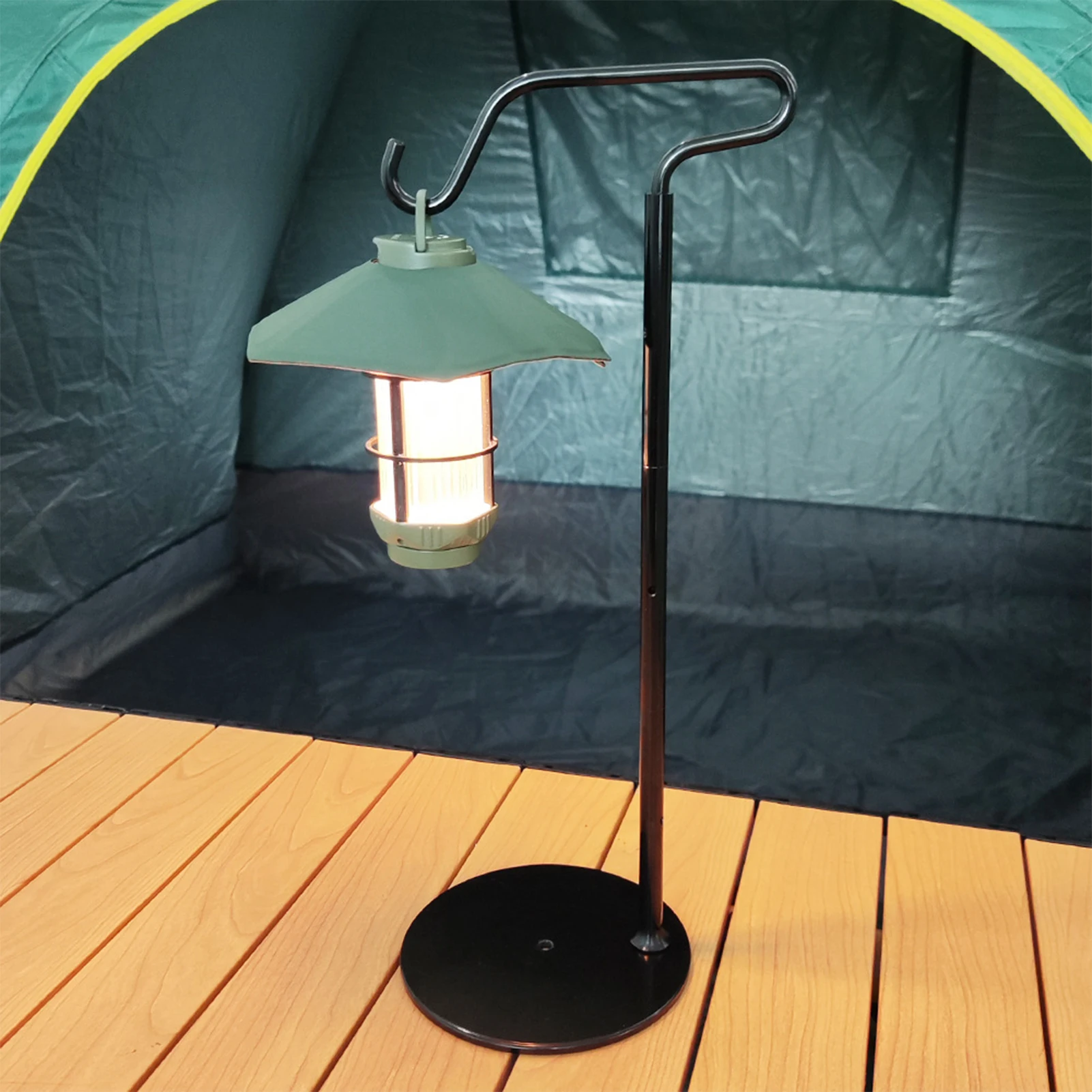 Camping light Stand for table Height Adjustable Lantern Pole Hanger Portable outdoor lamp holder For Hiking camping supplies