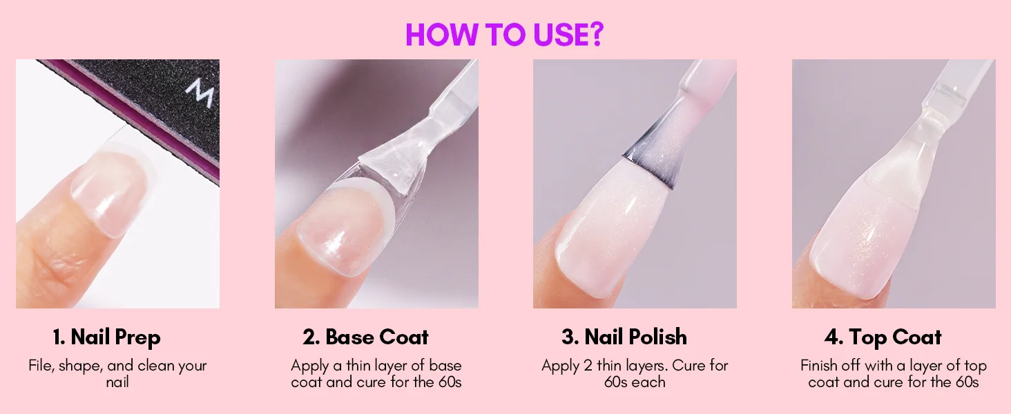Makartt Gel Nail Polish, Natural Nude Jelly Pink Milky White Red Glitter Gel Polish 6PCS Summer 8ML Soak Off UV LED Gel Polish