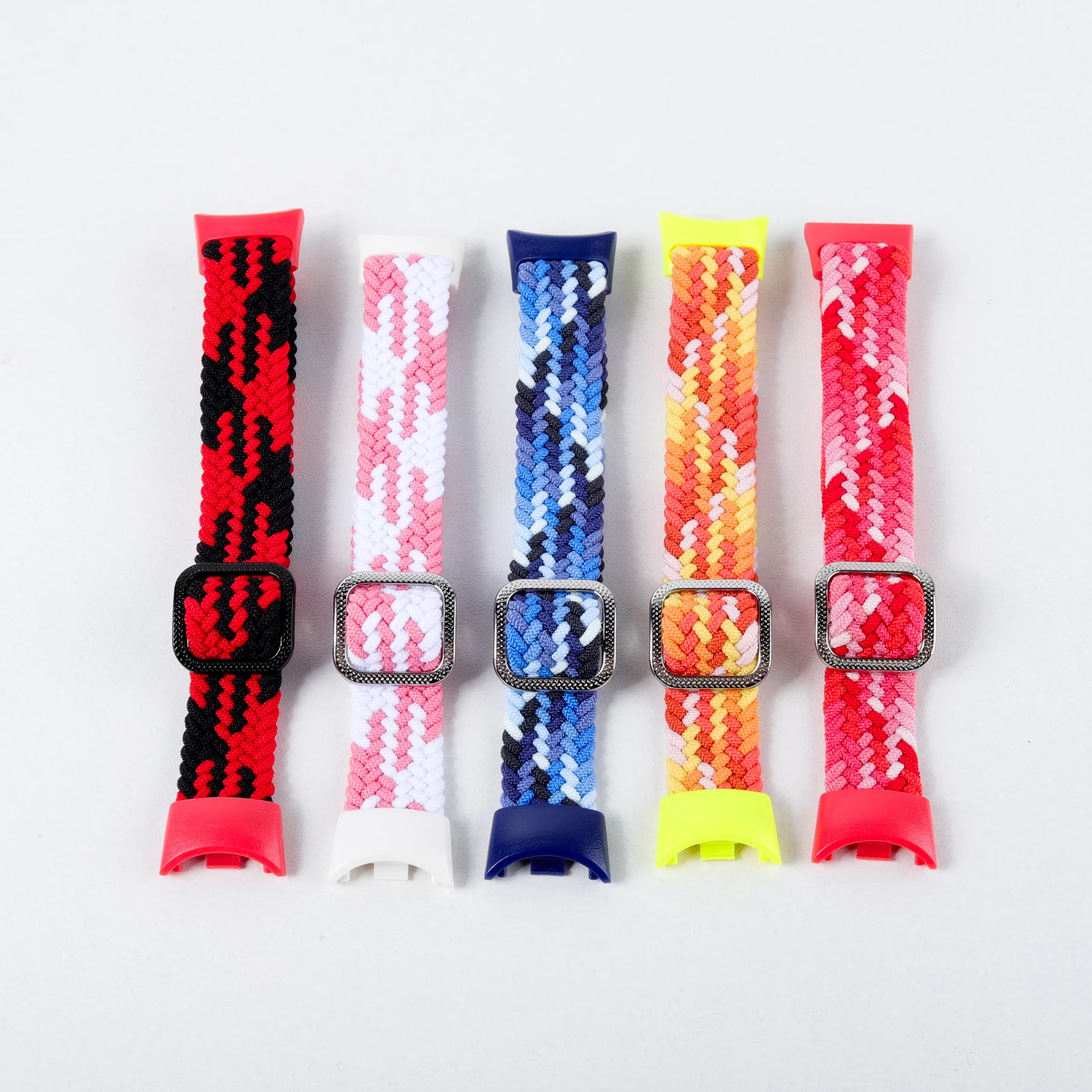 Braided Straps for Mi Band 11/10/9 Bracelet Elastic Adjustable Nylon Miband 4 5 Correas Wristband for Xiaomi Mi Band 4 3 5 6 7 8