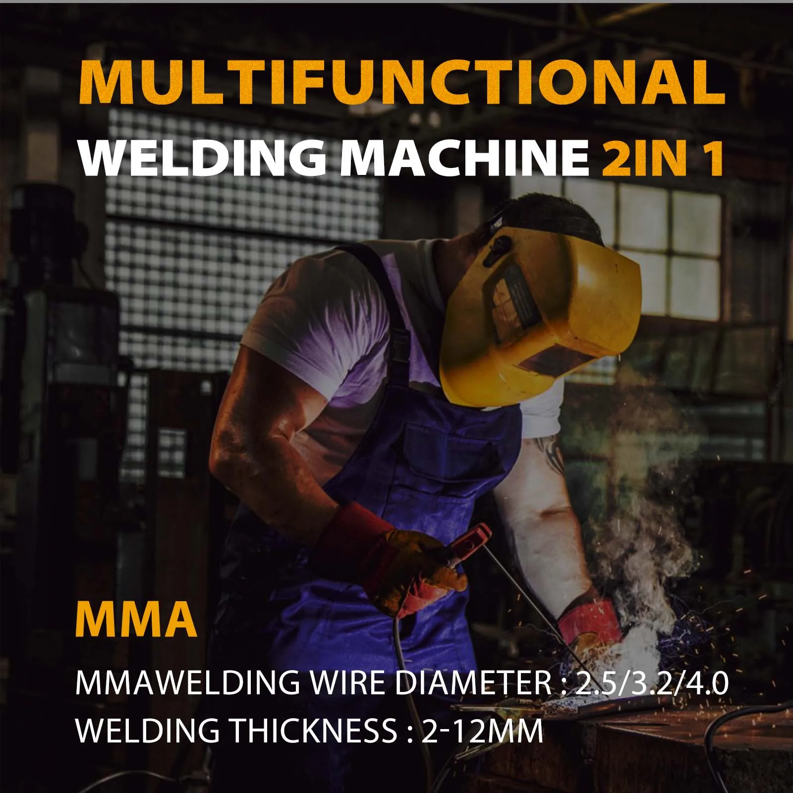 AC/DC TIG Welder 250A HZXVOGEN HVT250P HF TIG MMA ARC Stick Pulse 2T/4T 220V IGBT Inverter Aluminum Stainless Steel Welder