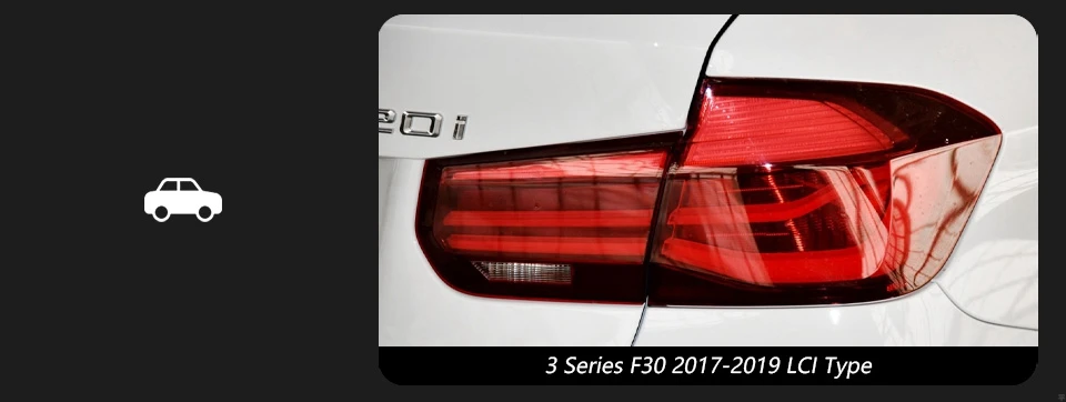 Car Lights for F30 F35 3 Series 2013-2019 LED Auto Taillight Assembly Upgrade G30 G38 5 Series Newest 3D Design Tool Accessories