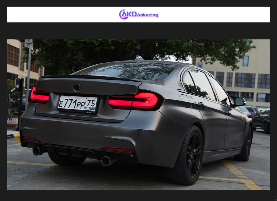 Car Lights for F30 F35 3 Series 2013-2019 LED Auto Taillight Assembly Upgrade G30 G38 5 Series Newest 3D Design Tool Accessories