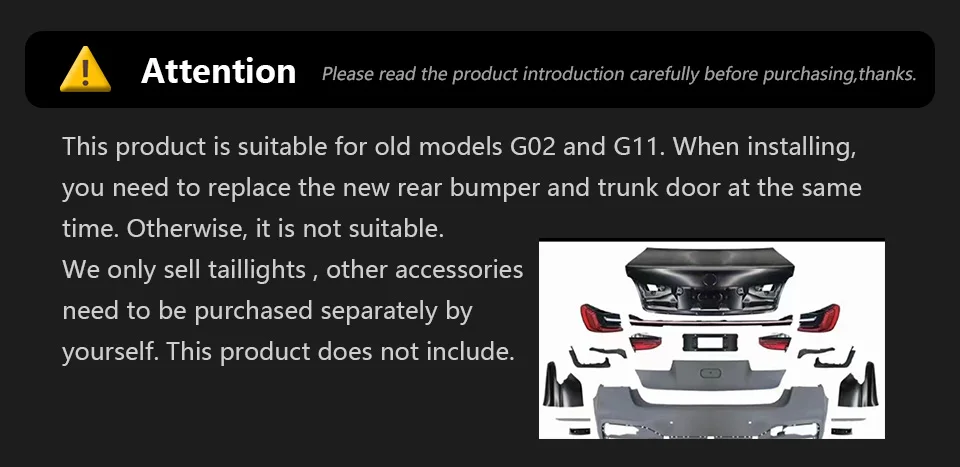 Auto Parts For BMW 7 Series G11 G12 Taillight 2016-2018 latest Styling LED Brake reversing light Car Accesorios Modified