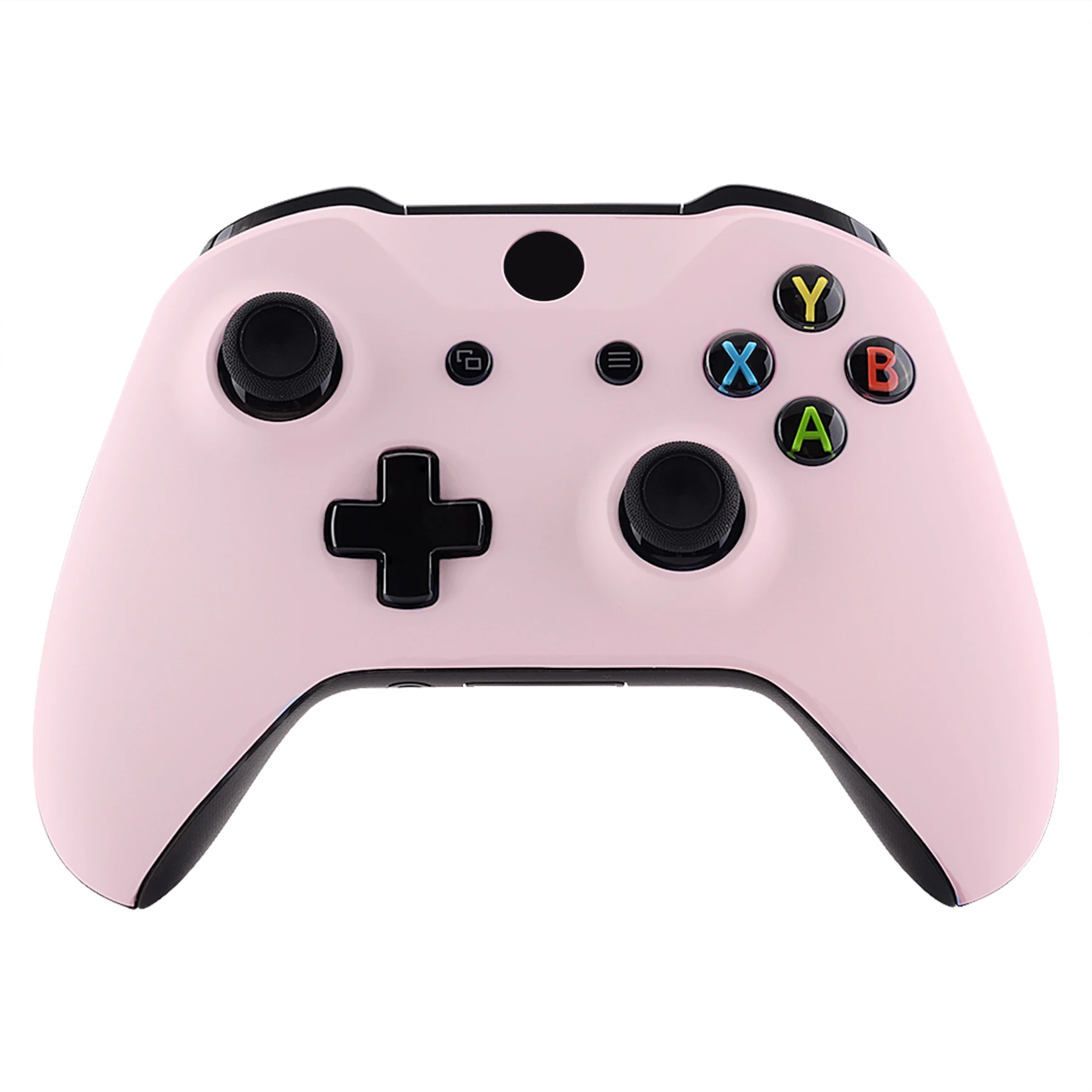 eXtremeRate Faceplate Cover Front Housing Shell Case for Xbox One S / Xbox One X Controller (Model 1708) - Sakura Pink