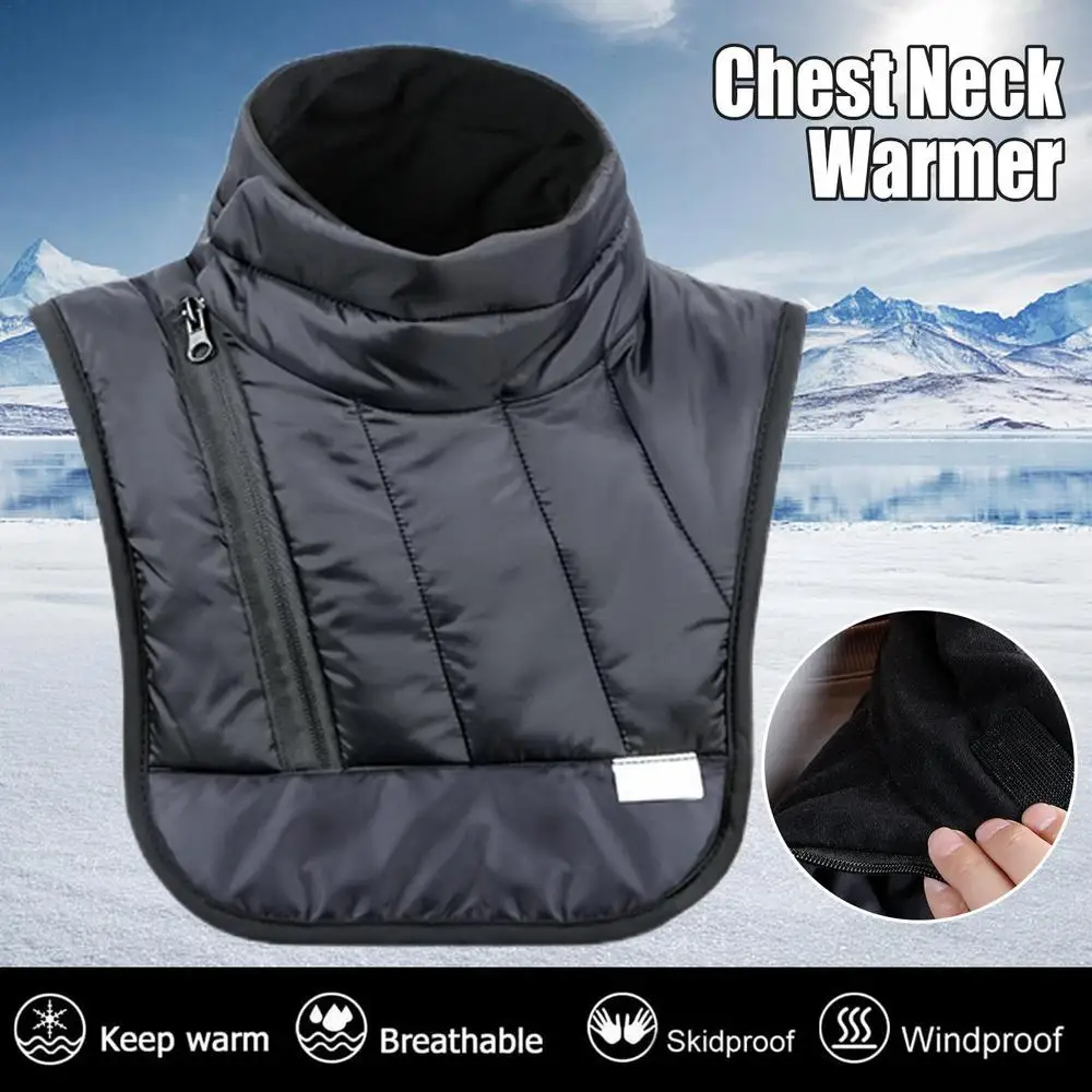Winter Warm Neck Chest Warmer For Men Women Windproof Motorbike Warm Scarf Moto Neck Cloak Motorcycle Cycling Thermal Collar