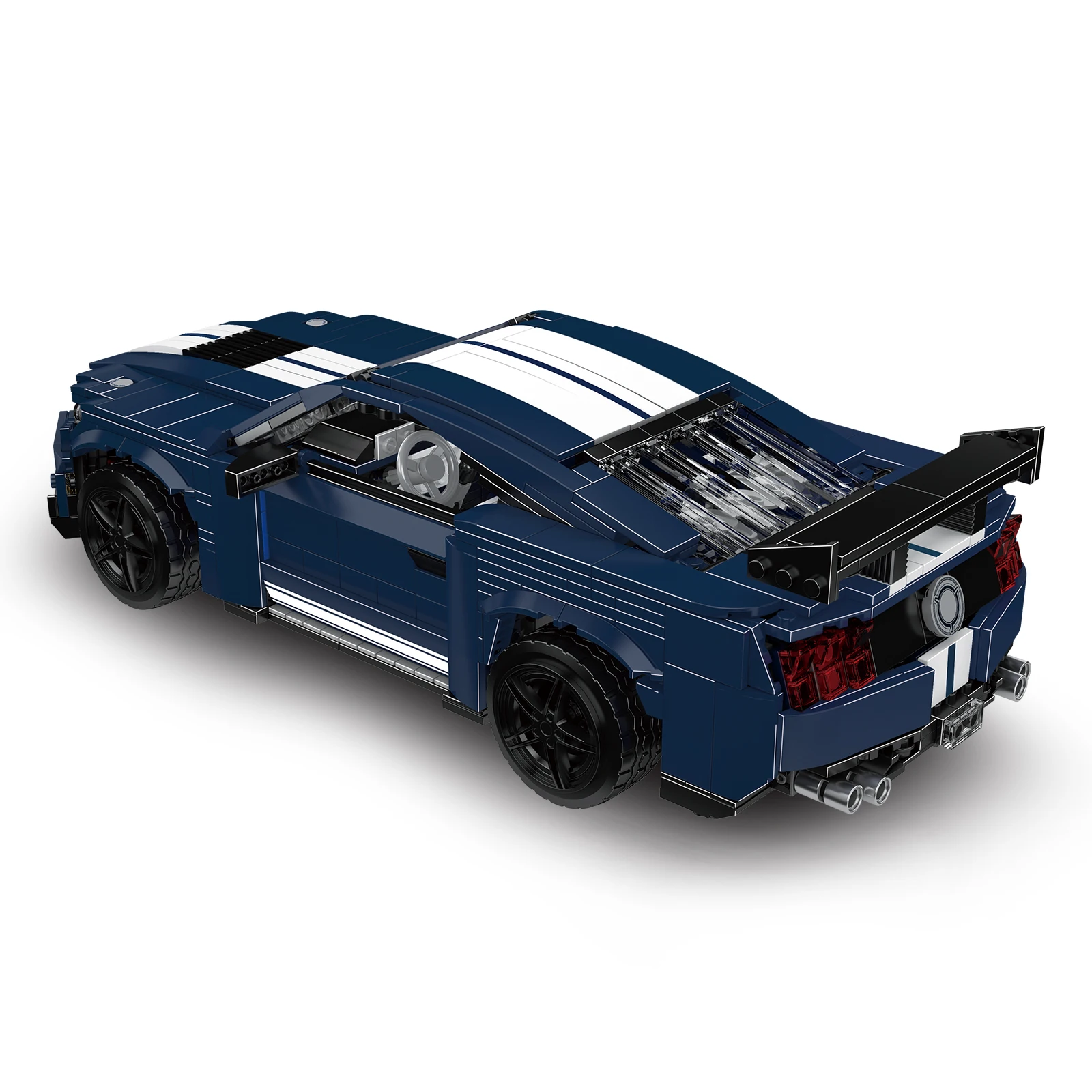 Mold King 10208 Technical Car Toys GT500 Building Blocks Bricks Sheby Car Sports Racing Car Building Block Vehicle Bricks Toys