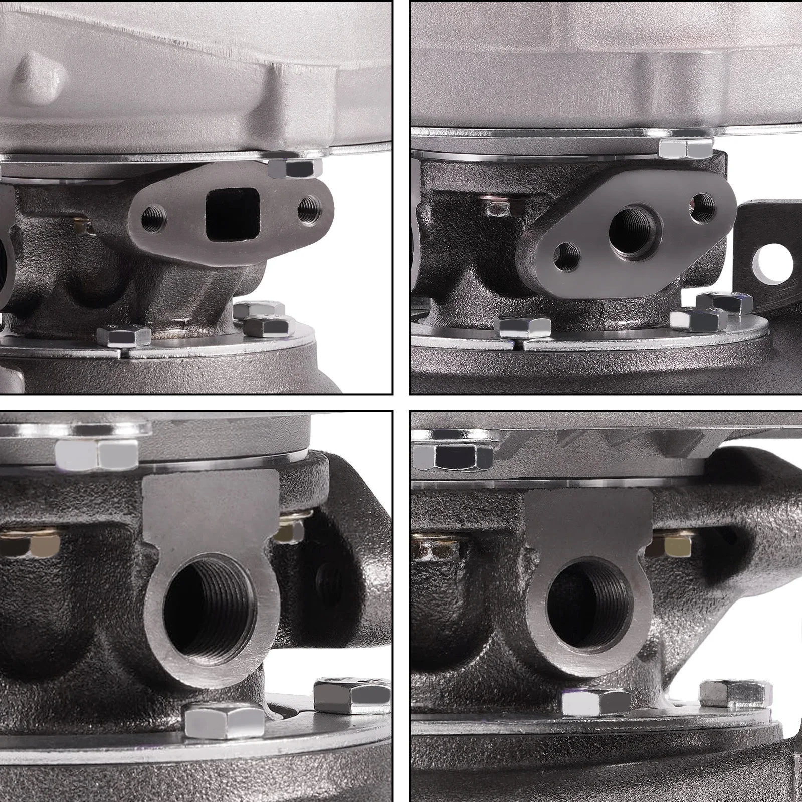 GT3037 Turbocharger Universal Turbo 500BHP T3 Flange for 2.5-3.0L 4/6 Cyl Engines