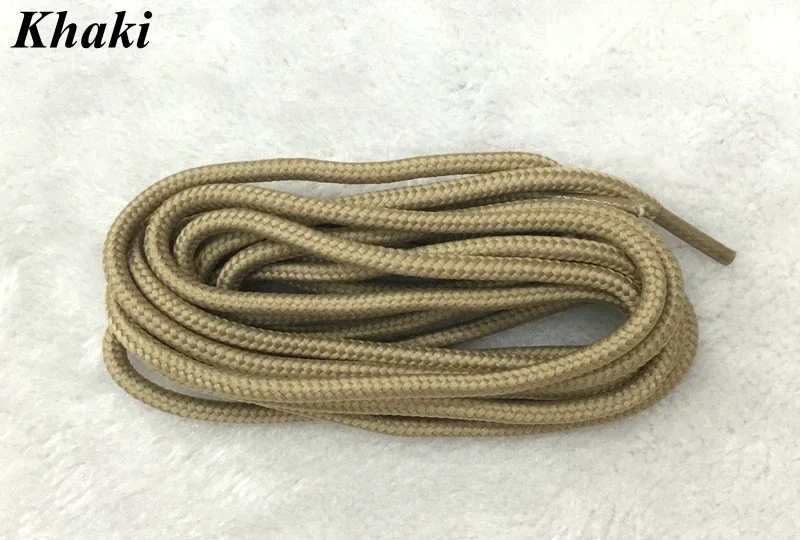 1Pair Classic Round Shoe laces Outdoor Sneakers Shoes Laces Solid Color Kids Adult Shoelaces 90/120/150CM YD-1