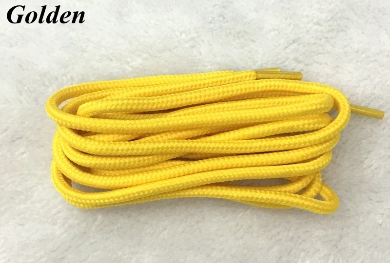 1Pair Classic Round Shoe laces Outdoor Sneakers Shoes Laces Solid Color Kids Adult Shoelaces 90/120/150CM YD-1