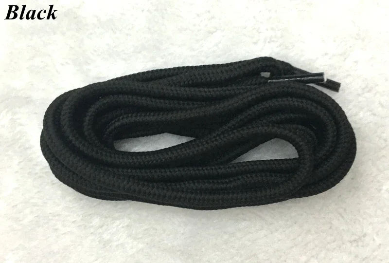 1Pair Classic Round Shoe laces Outdoor Sneakers Shoes Laces Solid Color Kids Adult Shoelaces 90/120/150CM YD-1