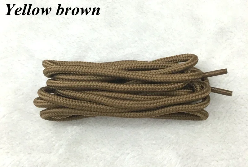 1Pair Classic Round Shoe laces Outdoor Sneakers Shoes Laces Solid Color Kids Adult Shoelaces 90/120/150CM YD-1