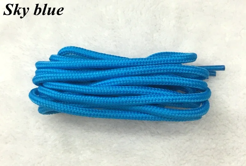 1Pair Classic Round Shoe laces Outdoor Sneakers Shoes Laces Solid Color Kids Adult Shoelaces 90/120/150CM YD-1