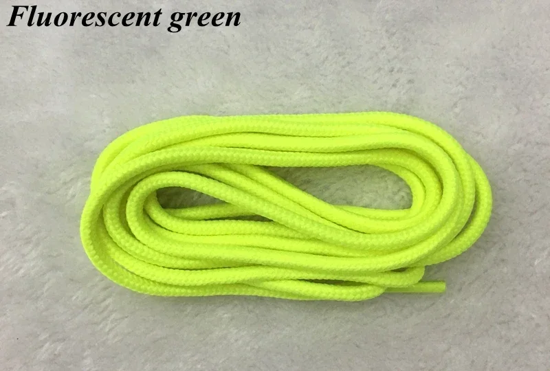 1Pair Classic Round Shoe laces Outdoor Sneakers Shoes Laces Solid Color Kids Adult Shoelaces 90/120/150CM YD-1