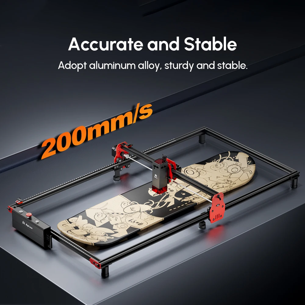 AlgoLaser DIY KIT /Alpha MK1/Alpha MK2 Y-Axis Extension Kit Laser Engraver Expand Working Area to 33.46" x 15.75"(850mm*400mm)