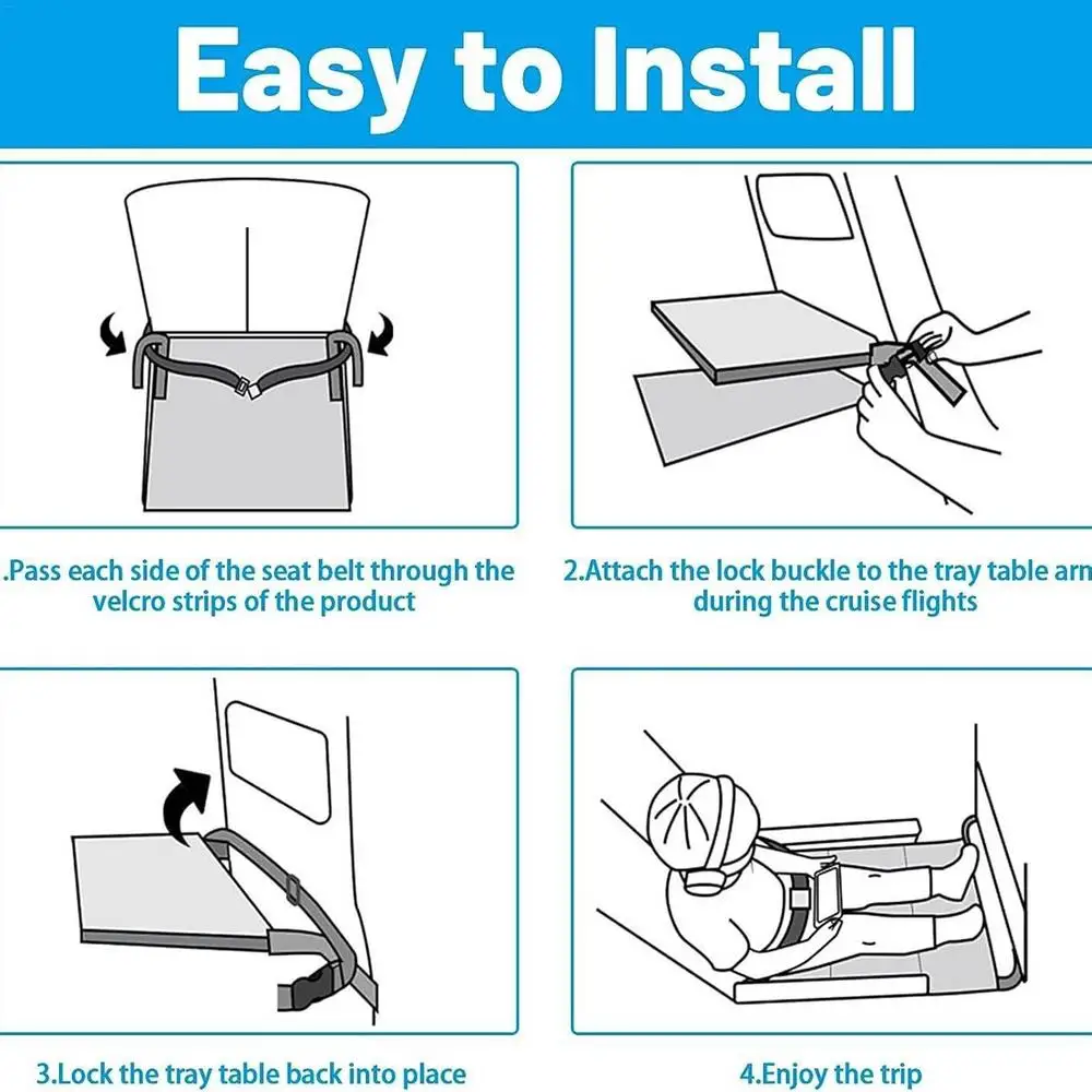 Kids Travel Airplane Bed Folding Portable Airplane Travel Bed Must Have For Travel Portable Plane Bed Plane Bed Foot Leg Rest