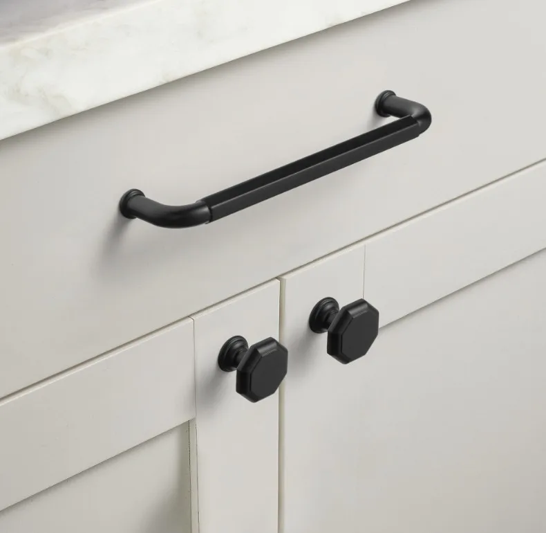Goo-Ki 320mm Hole Center Champagne Bronze Cabinet Pulls for Furniture Zinc Alloy  Black Kitchen Drawer Pulls Drawer Handles