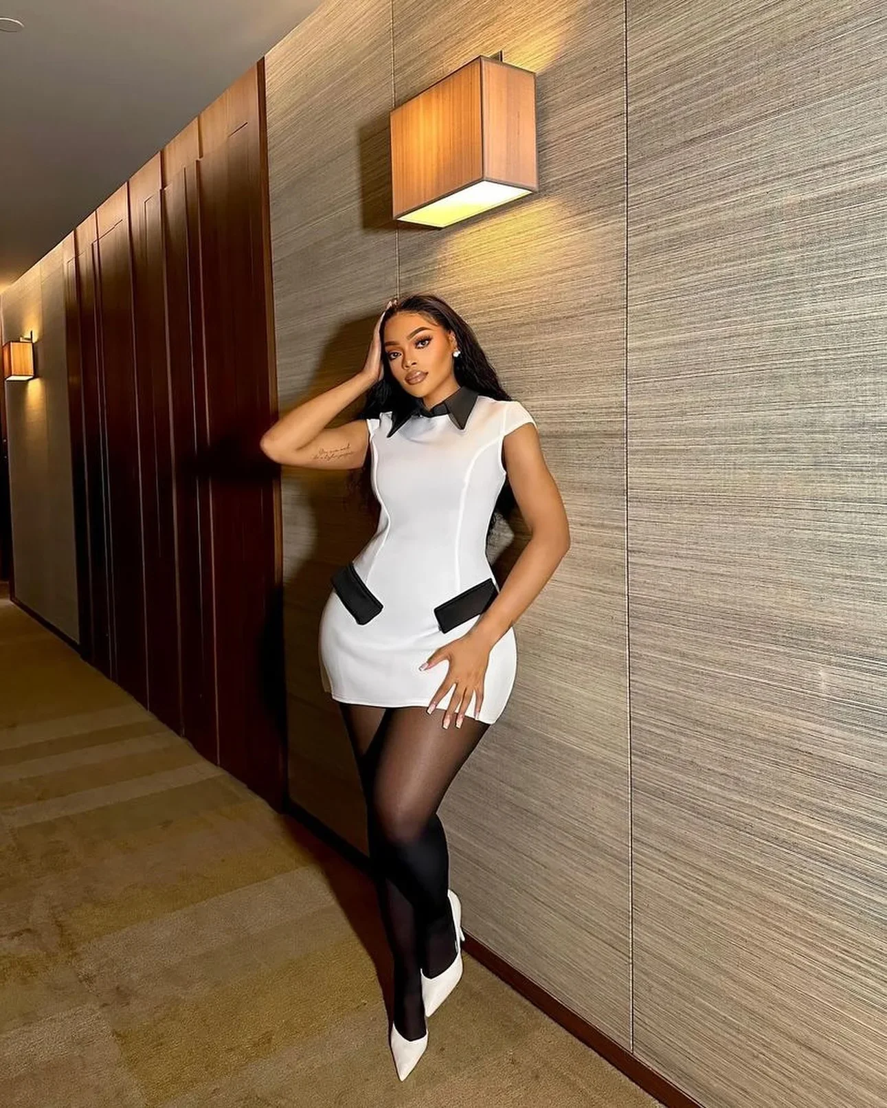 Women Fashion Turn-down Collar High Waist A-line Mini Dress 2026 Summer Party Night Club Street Basic Vestidos Dresses