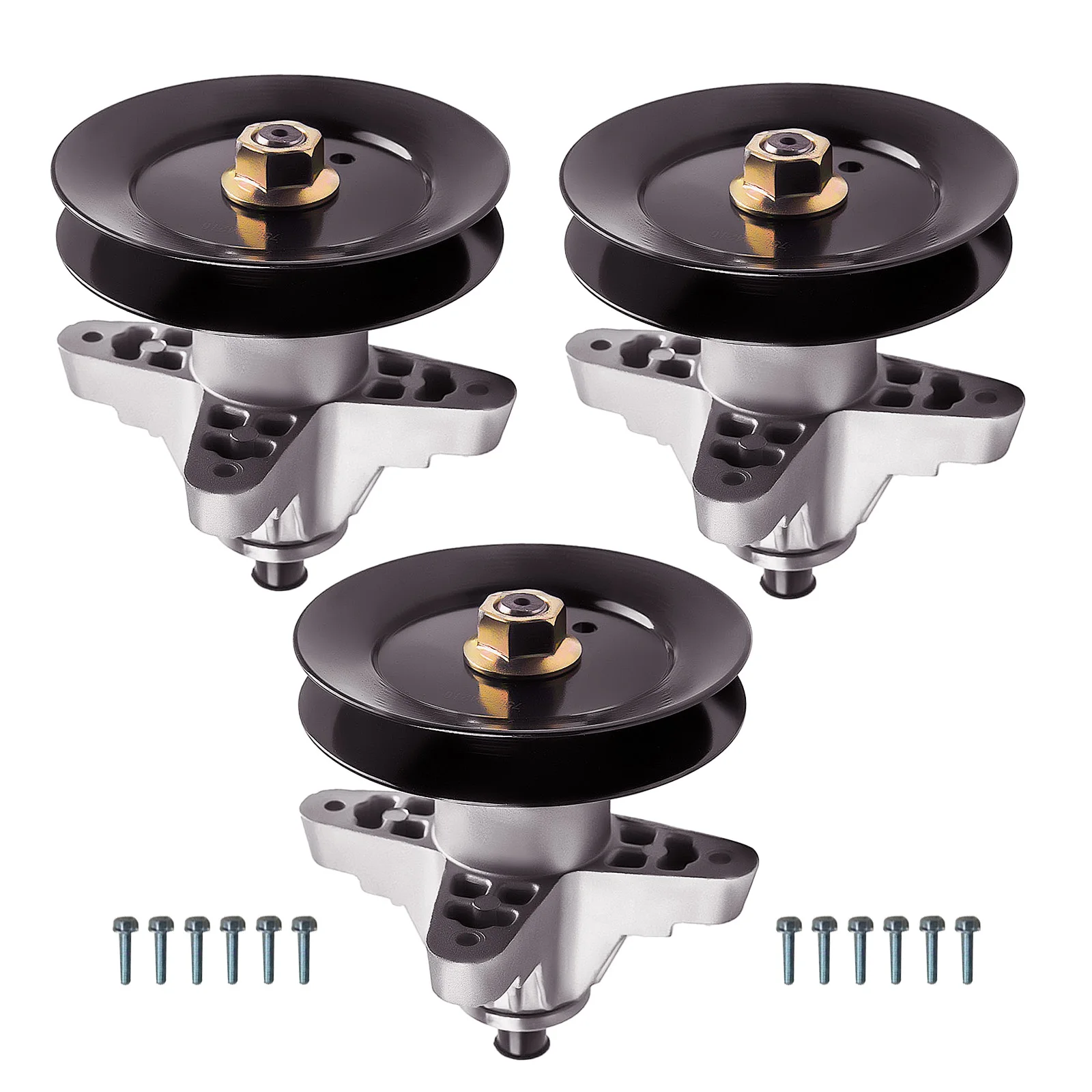 3PCS 50" Deck Spindle Kit For Cub Cadet LT1050 LGT1050 LGTX1050 I1050 618-04126 Mower Mandrel Spindle Assembly
