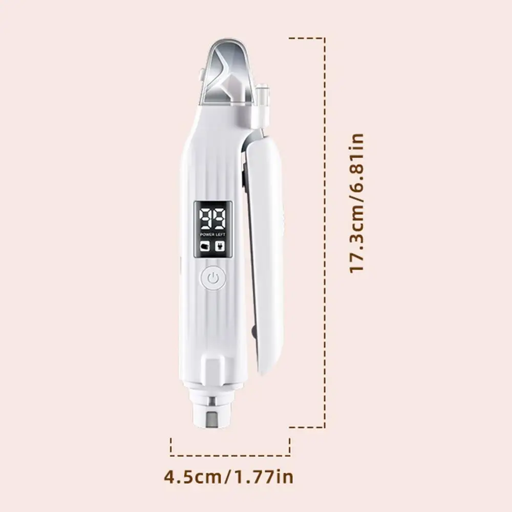 Electric Pet Nail Trimmer Rechargeable Electric Nail Trimmer For Cats Quiet Pet Nail Grinder & Nail Trimmer With LED Light For