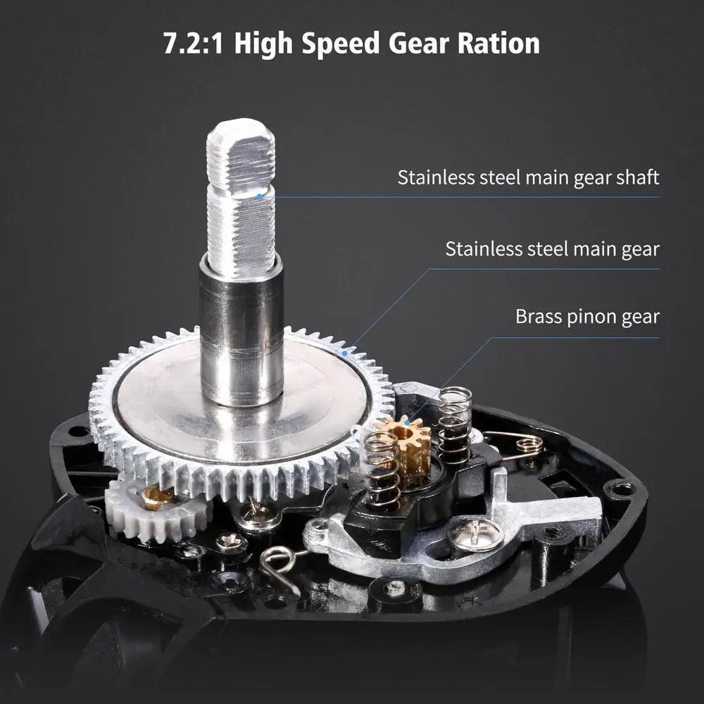 Metal Fishing Reel Black Metal Fishing Reel Lightweight Fishing Accessories User Friendly Fishing Reel For Fishing Enthusiast