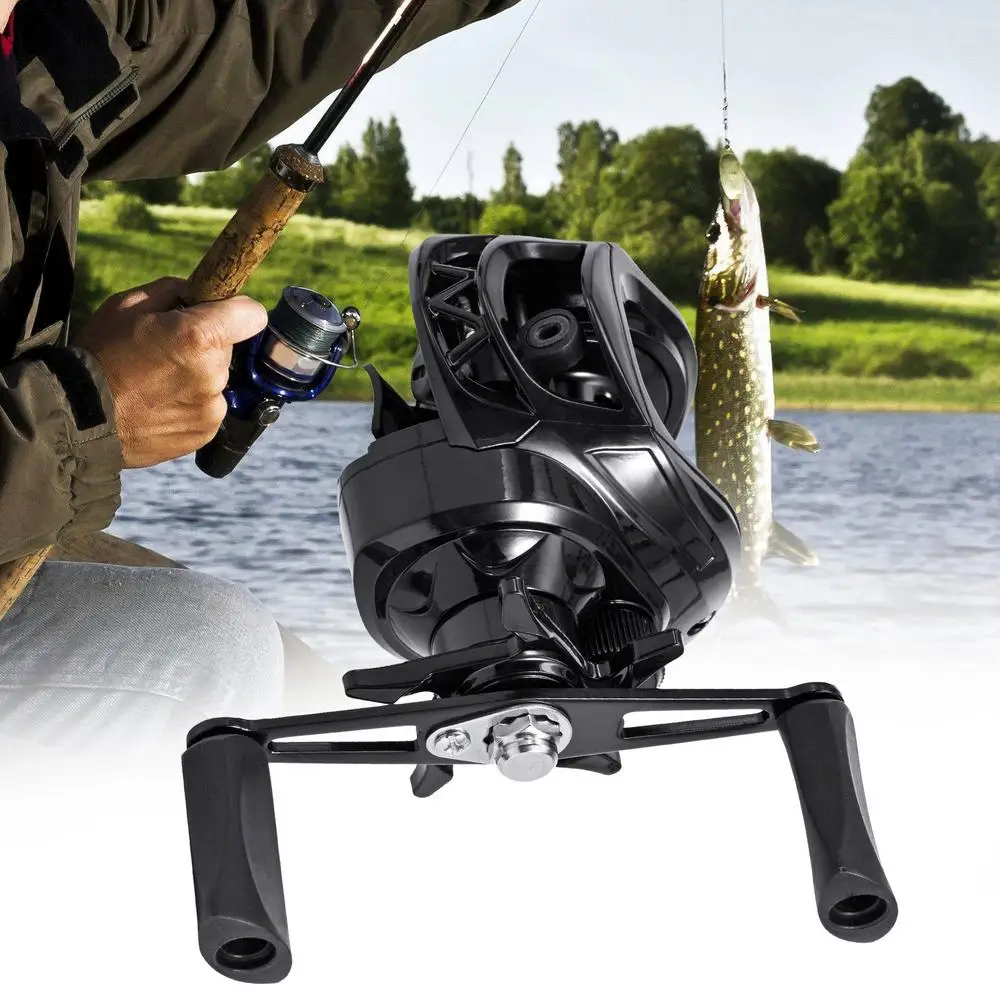 Metal Fishing Reel Black Metal Fishing Reel Lightweight Fishing Accessories User Friendly Fishing Reel For Fishing Enthusiast
