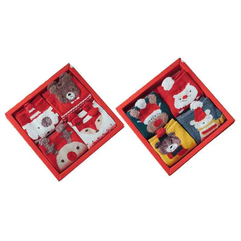 Cotton Christmas Sport Socks Christmas Decoration For Home Christmas Ornament Xmas Gifts Navidad Natal 2025 Decor Socks New Year