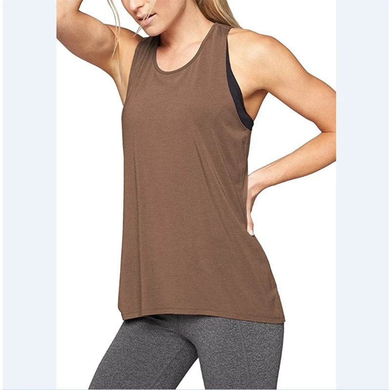 Women Yoga Tops Loose Thin Sports Vest Breathable Sleeveless T-shirt Gym Fitness Running Shirts Girls Sexy Hollow Out Tank Tops