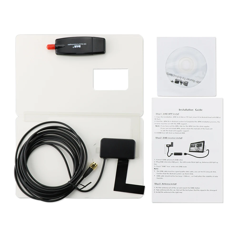Car Monitor DAB+ BOX Adapter Dab USB Only Fits for Our Hizpo Brand Car Multimedia Players Which Supports DAB+