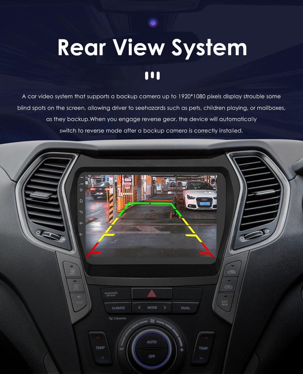 Car Android Radio Player for Hyundai IX45 Santa Fe ix 45 III XL 2013 - 2017 Autoradio Carplay Audio 2DIN Touch Screen Multimedia