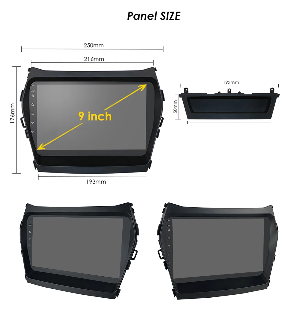 Car Android Radio Player for Hyundai IX45 Santa Fe ix 45 III XL 2013 - 2017 Autoradio Carplay Audio 2DIN Touch Screen Multimedia