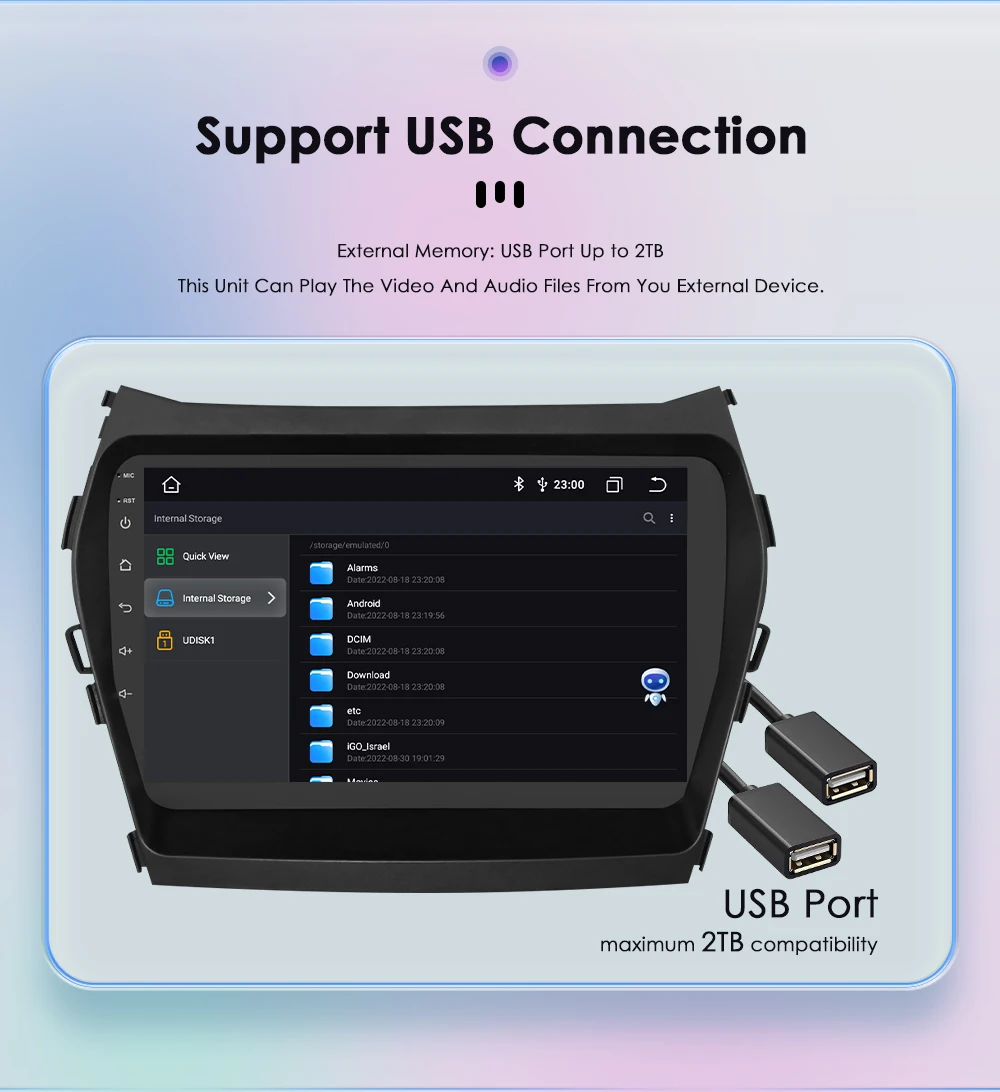 Car Android Radio Player for Hyundai IX45 Santa Fe ix 45 III XL 2013 - 2017 Autoradio Carplay Audio 2DIN Touch Screen Multimedia