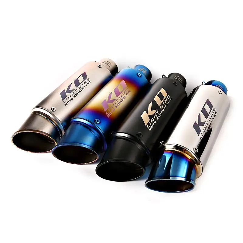 51MM For CFMOTO 450SR 450NK 2022-2025 Motorcycle Exhaust Tips Mid Link Pipe Stainless Steel Muffler Slip On DB Killer