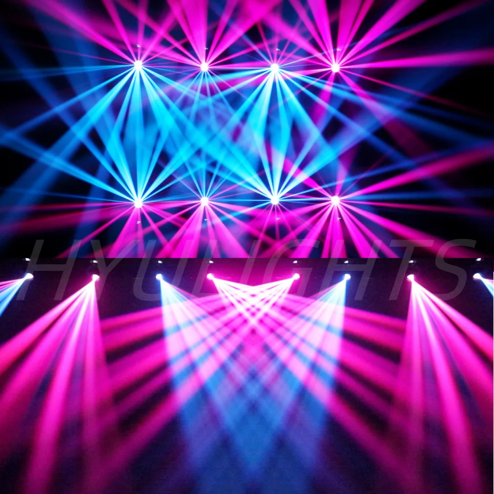 200W Moving Head Light Beam&Spot& Zoom 24 Rotating Prisms 14 Gobos 11Color Wheel &7 -Color Wheel 6 Discharge 3DLens Stage Lights