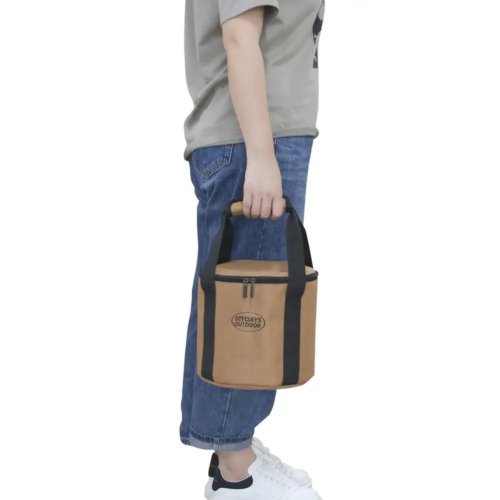Outdoor Picnic Bag Waterproof Camping Travel Organizer Bag Large Capacity Storage Handbag Portable Thermal Cooler Food Lunch Box
