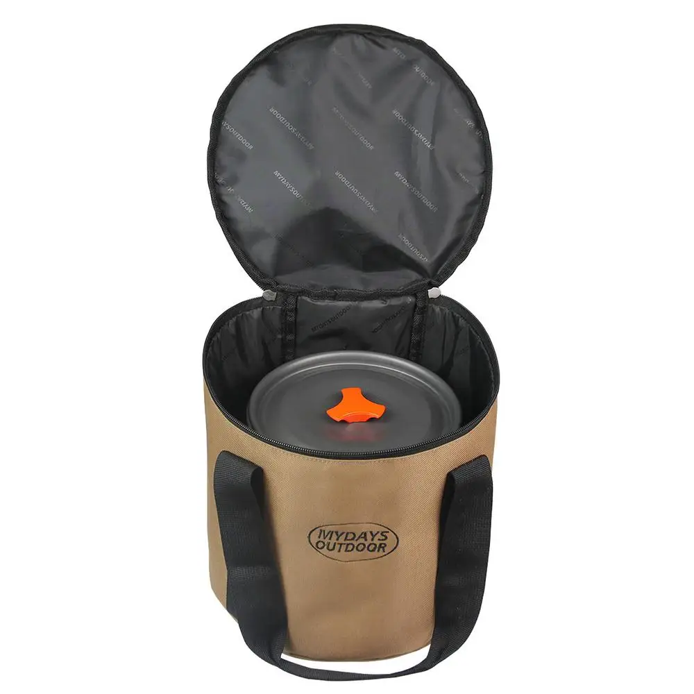 Outdoor Picnic Bag Waterproof Camping Travel Organizer Bag Large Capacity Storage Handbag Portable Thermal Cooler Food Lunch Box