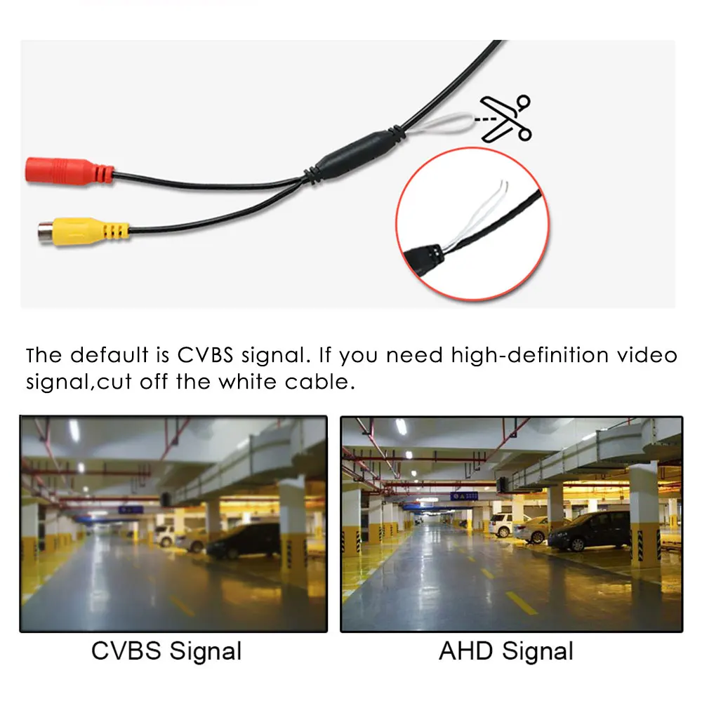 1080P AHD CAM Packing Assistance Night Vision Auto Parking Reverse Camera Adjustable Bracket Universal For Hizpo Car Accessories