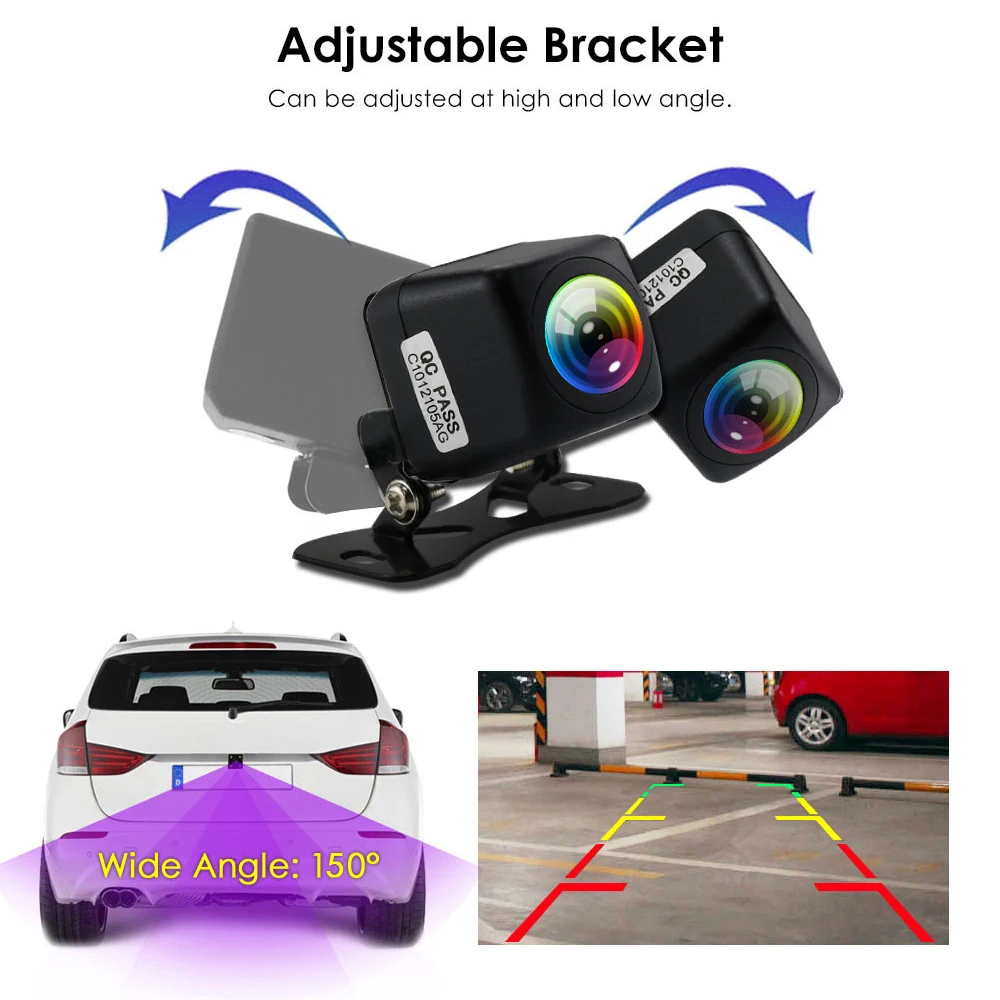 1080P AHD CAM Packing Assistance Night Vision Auto Parking Reverse Camera Adjustable Bracket Universal For Hizpo Car Accessories
