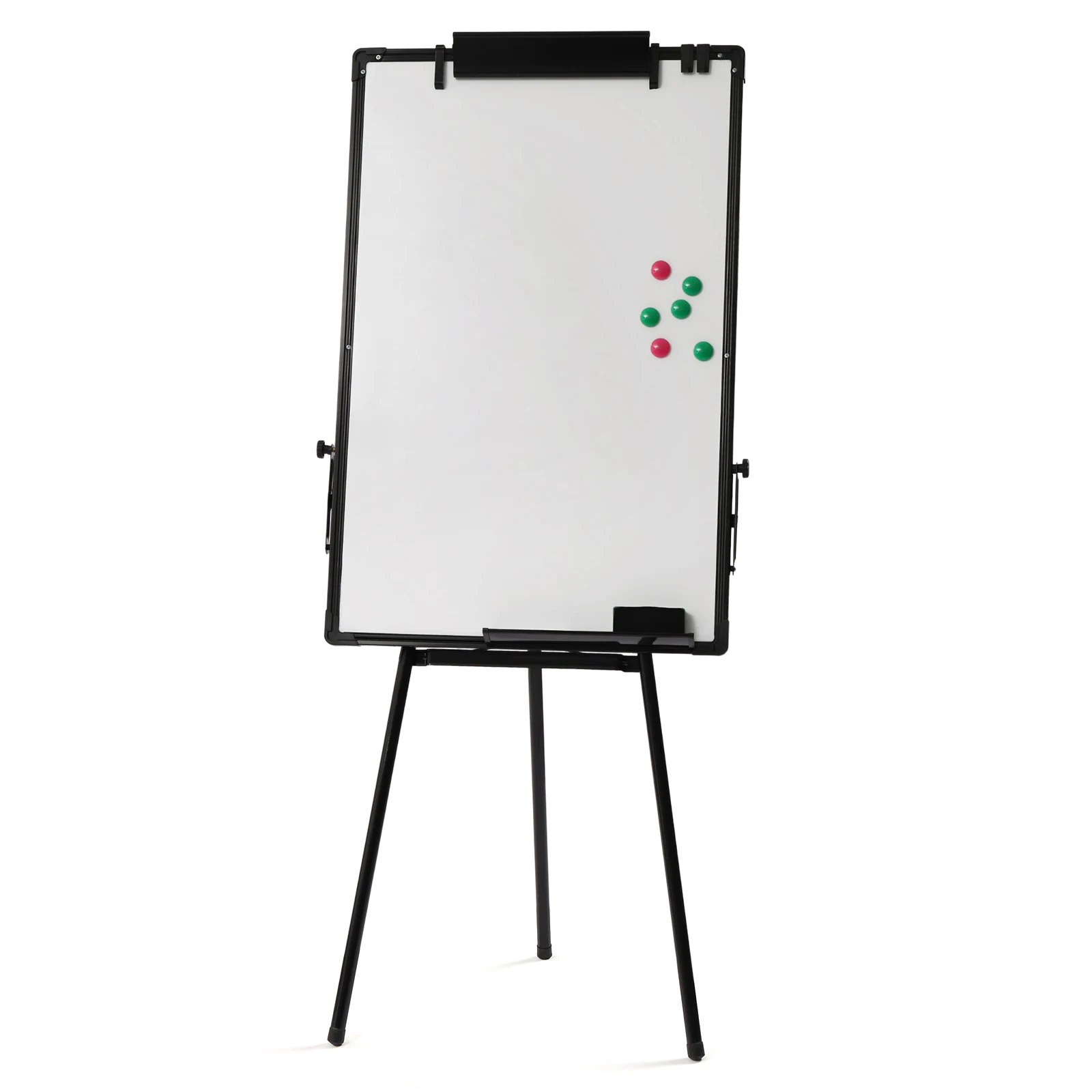 Whiteboard Stand Flip Chart Tripod Whiteboard 91 x 61 cm Height Adjustable Tripod Magnetic Whiteboard Dry Wipe