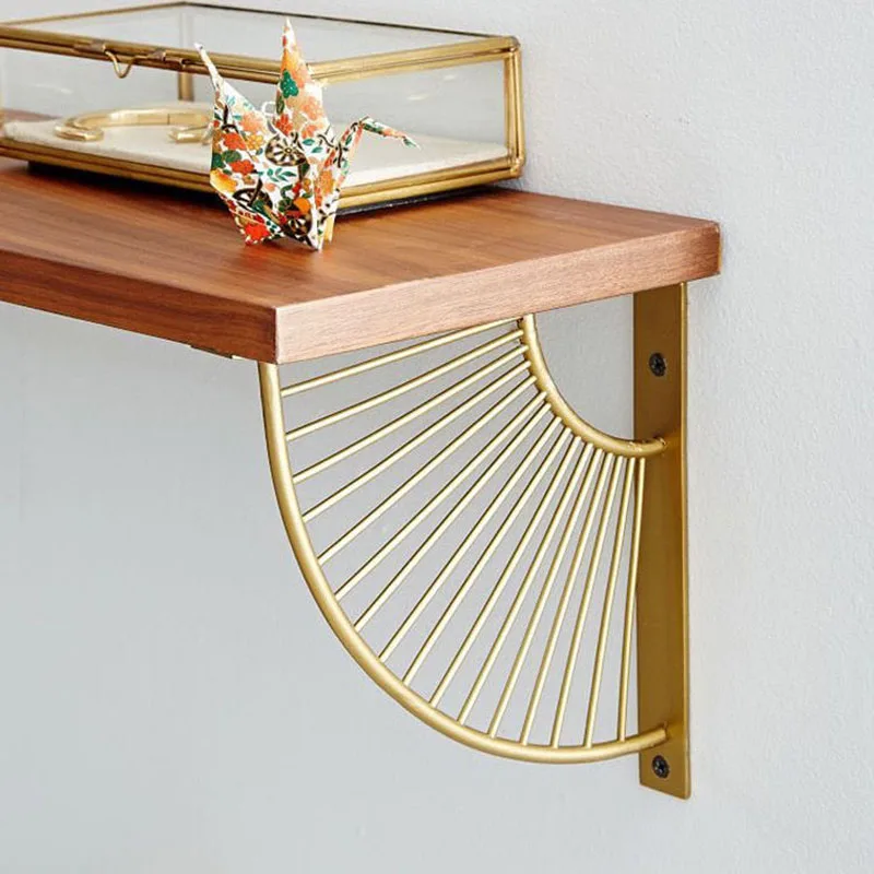 For Wood Boards With Screws Wear Resistan Triangular Shelf Bracket Decorative Kitchen Bookshelf Floating Shelf Bracket
