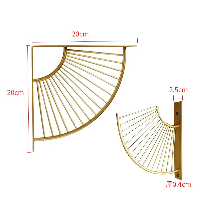 For Wood Boards With Screws Wear Resistan Triangular Shelf Bracket Decorative Kitchen Bookshelf Floating Shelf Bracket