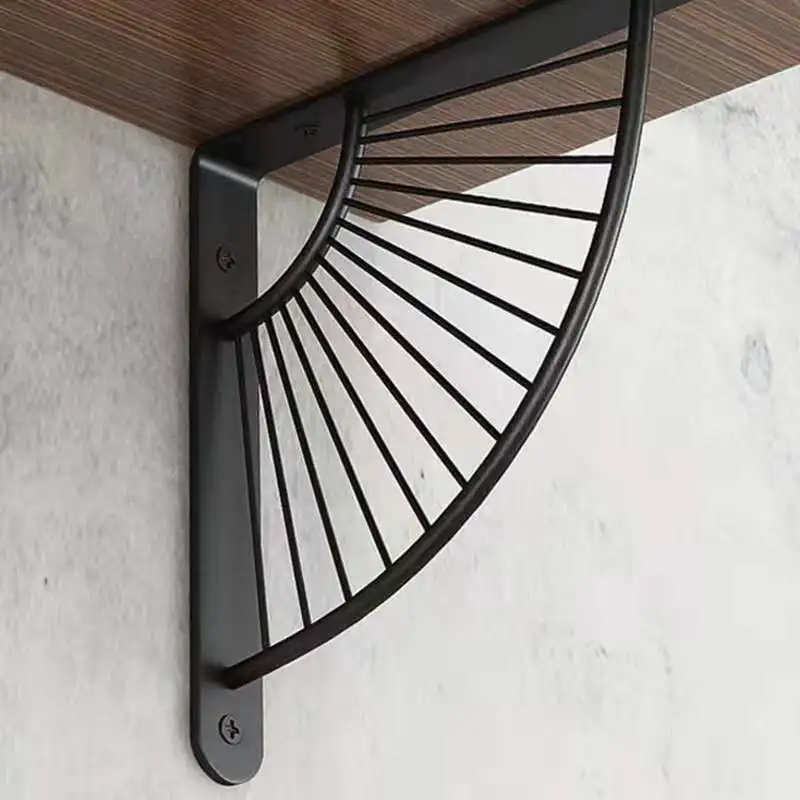 For Wood Boards With Screws Wear Resistan Triangular Shelf Bracket Decorative Kitchen Bookshelf Floating Shelf Bracket