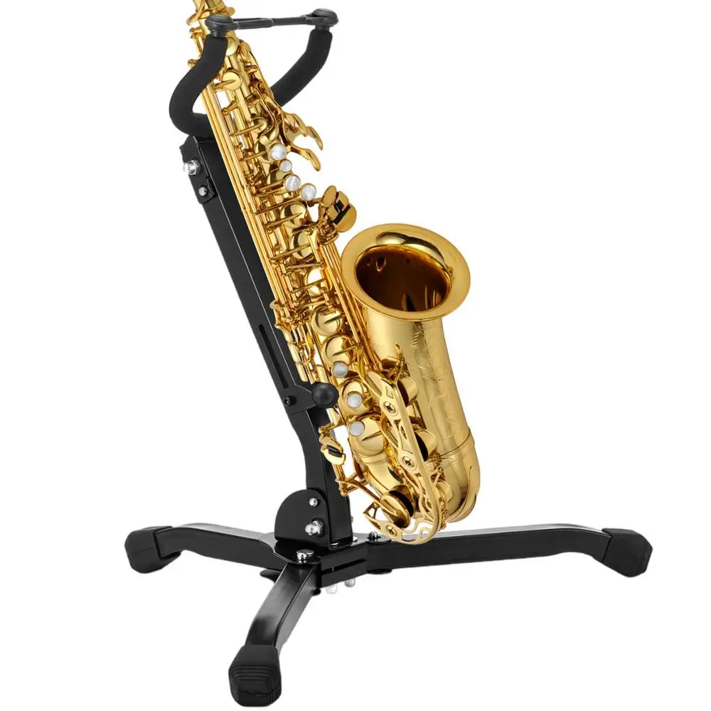 Saxophone Stand For Alto Sax Saxophone Holder Rack Adjustable Metal Triangle Base Saxophone Stand For Saxophone Lovers Kids