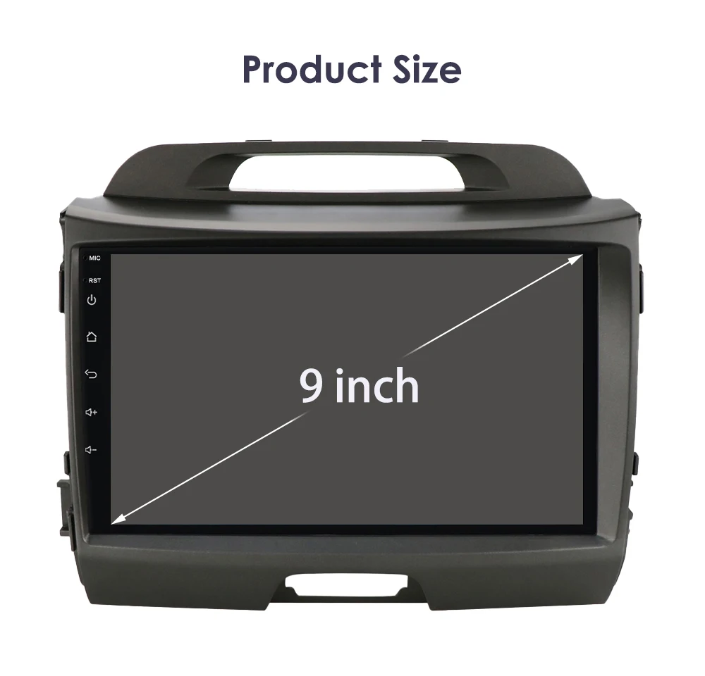 Hizpo 2 Din Android Auto Radio For KIA Sportage 3 2010-2016 2015 Carplay 4G Car Multimedia GPS 2din Autoradio WIFI RDS DSP 4G BT