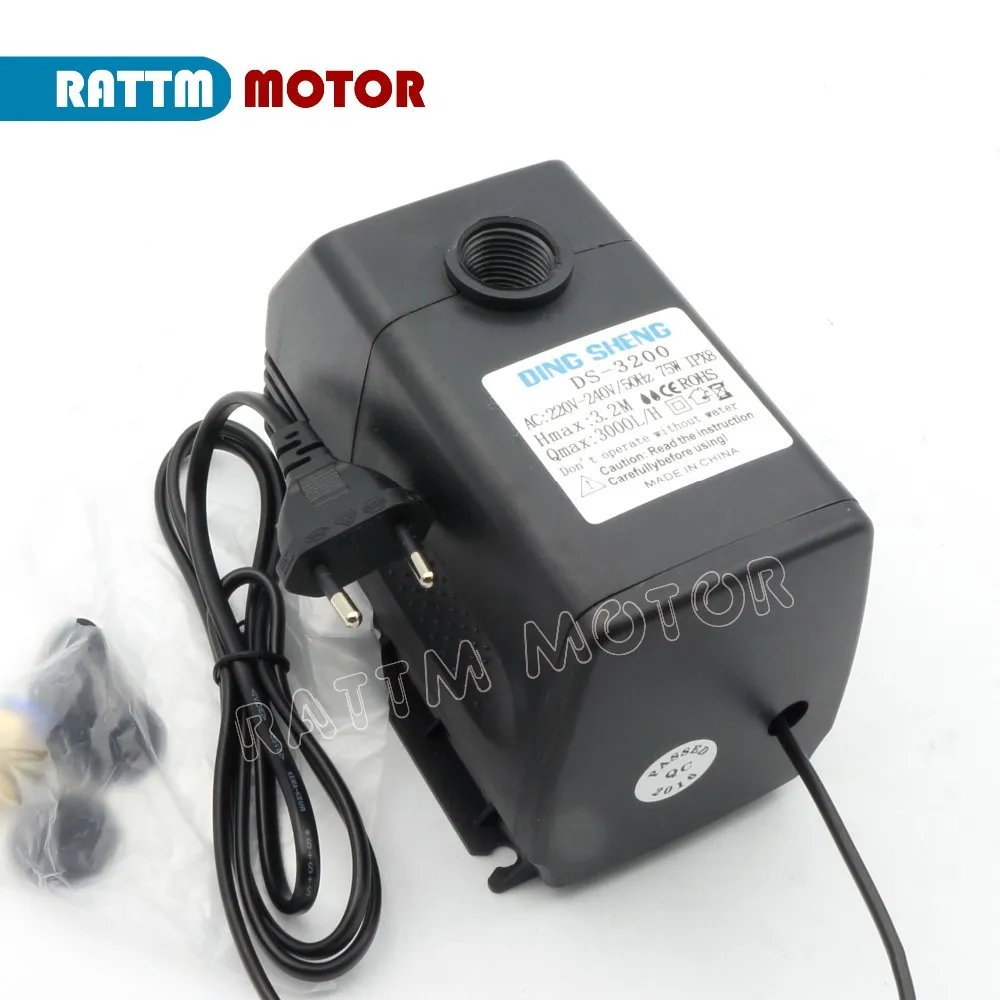 【EU Stock】CNC 2.2kw Water Cooling Spindle ER20 2200W 220V Water-Cooled Milling Spindle + 2.2KW HY VFD Inverter + Collets + Water