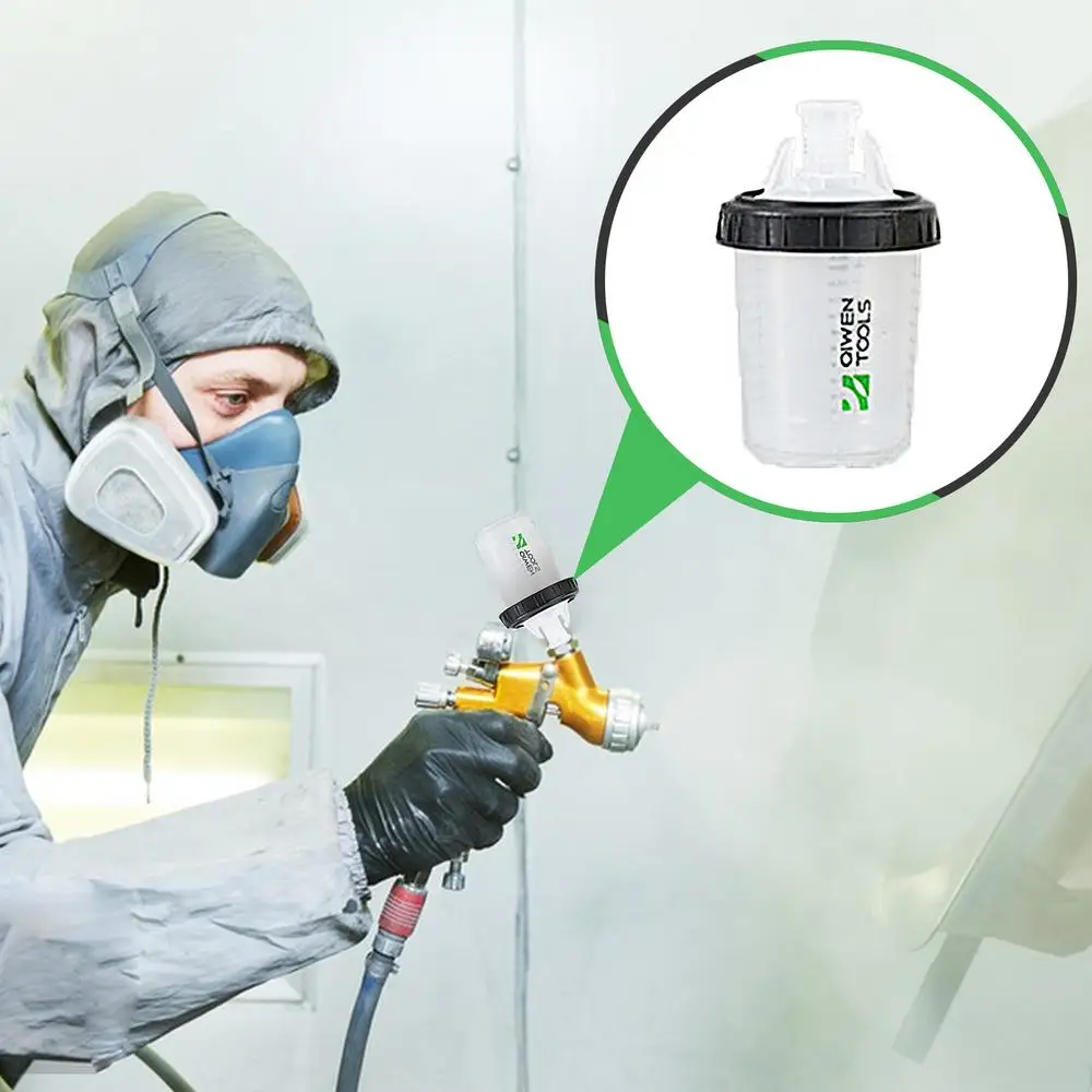 Mixing Cup For Hvlp Paint Spray Car Painting Kit With Clear Scale Paint Tools & Equipment With 50 Cup & Lids System Spray Guns &