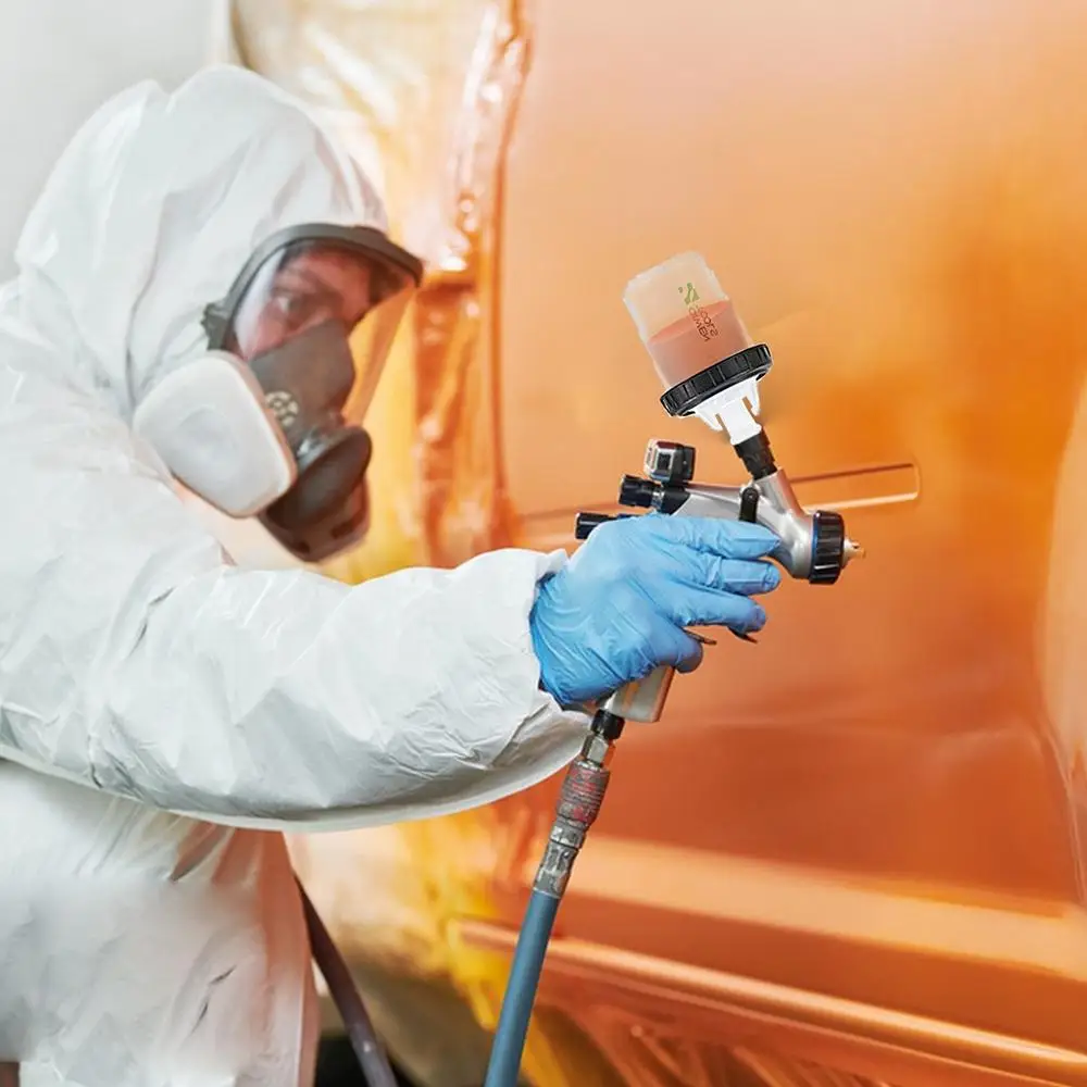 Mixing Cup For Hvlp Paint Spray Car Painting Kit With Clear Scale Paint Tools & Equipment With 50 Cup & Lids System Spray Guns &