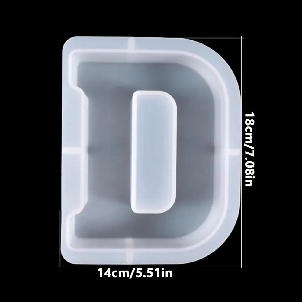 Resin Letter Molds Letter Candle Mold Baking Molds For DIYs Candle Chocolate Cake Plaster Home Decor Candle Making Supplies
