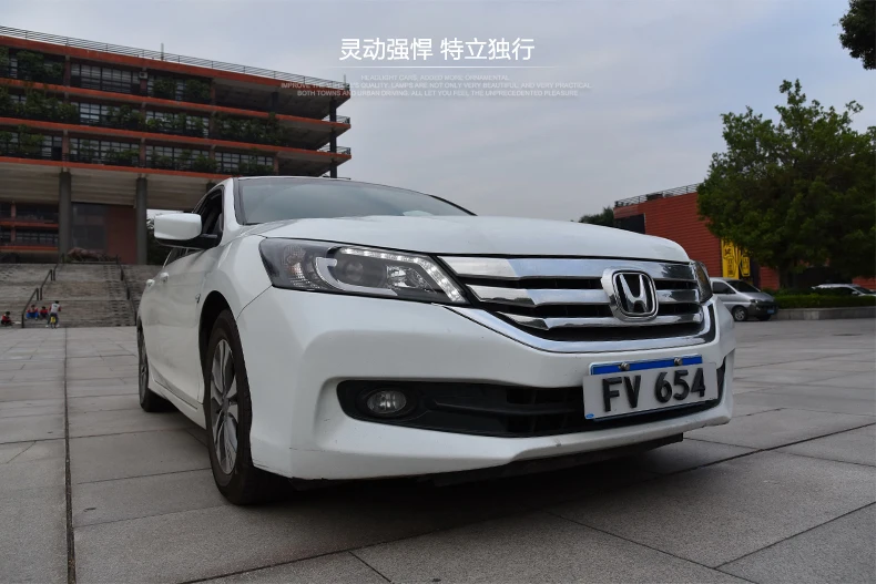AKD Head Lamp for Honda Accord G9 LED Headlight 2013-2015 Headlights Accord DRL Turn Signal High Beam Angel Eye Projector Lens